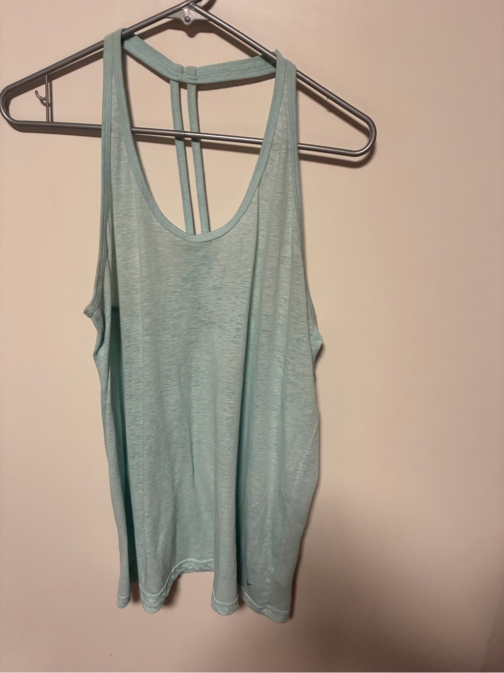 Old Navy Light Mint Racerback Double-Strap Tank Top
